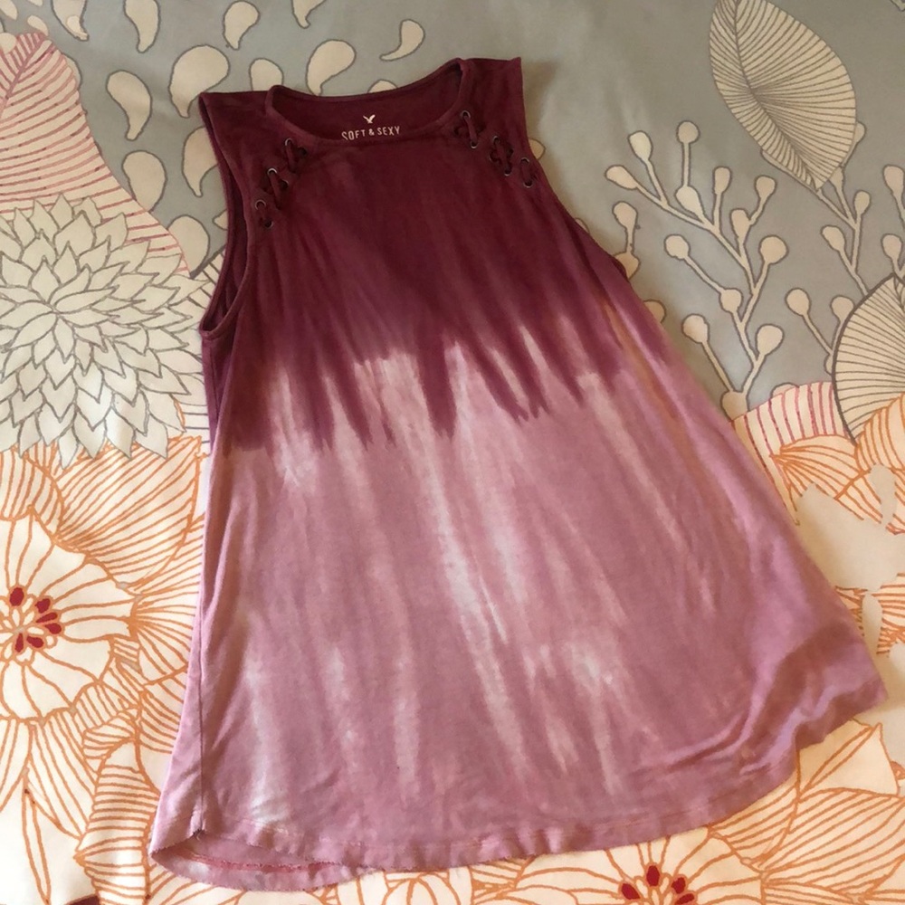 Tie dye sleeves top